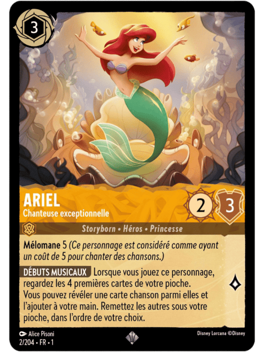 Ariel Chanteuse exceptionnelle