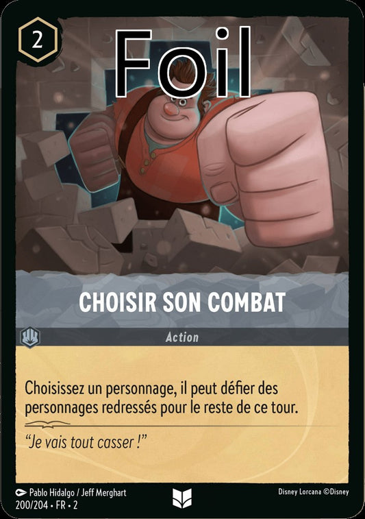 Choisir son combat Foil