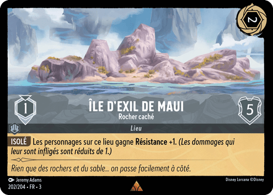 Île d’exil de Maui Rocher caché