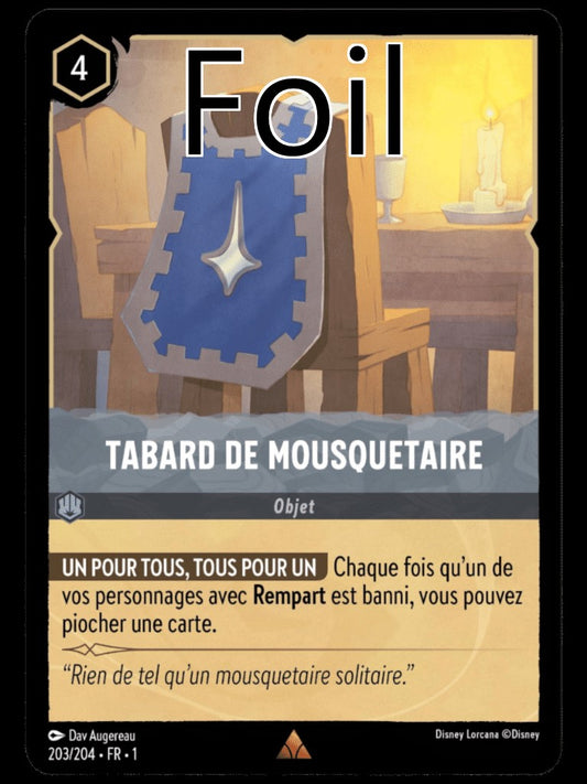 Tabard de Mousquetaire Foil