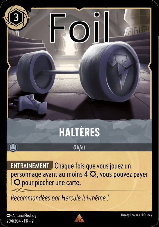 Haltères Foil