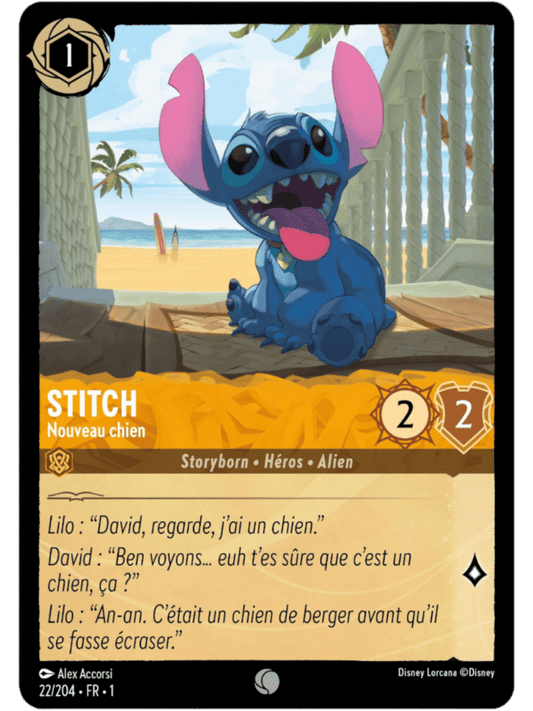 Stitch Nouveau chien