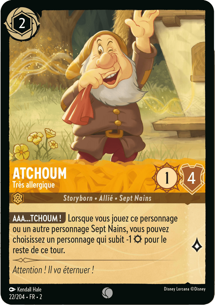 Atchoum Très allergique