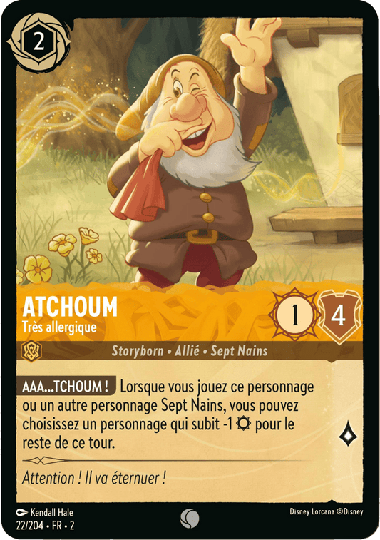 Atchoum Très allergique