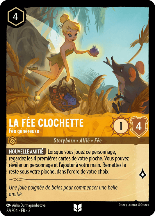La Fée Clochette Fée généreuse
