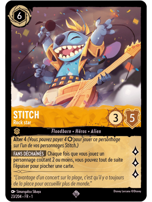 Stitch Rock star