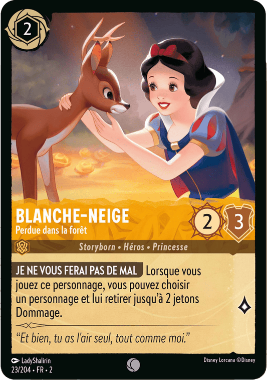 Blanche-Neige Perdue dans la forêt