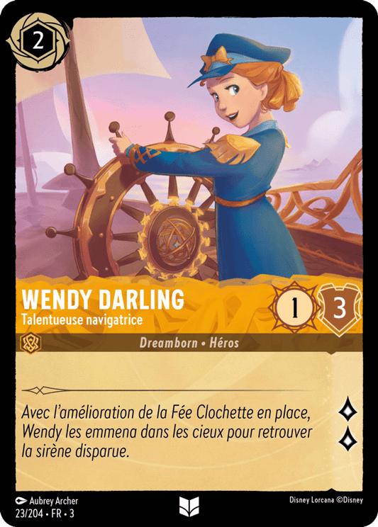 Wendy Darling Talentueuse navigatrice