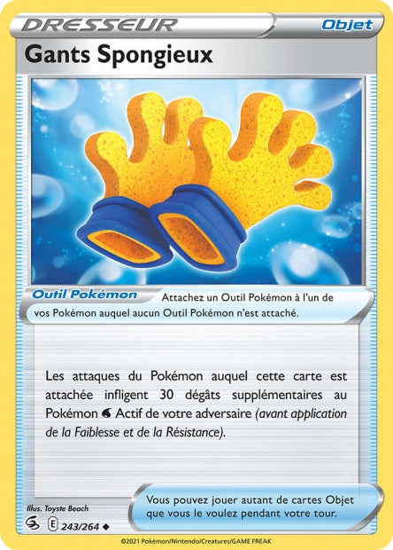 Gants spongieux