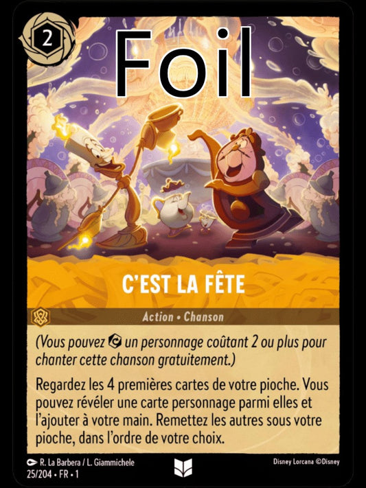 C’est la fête Foil