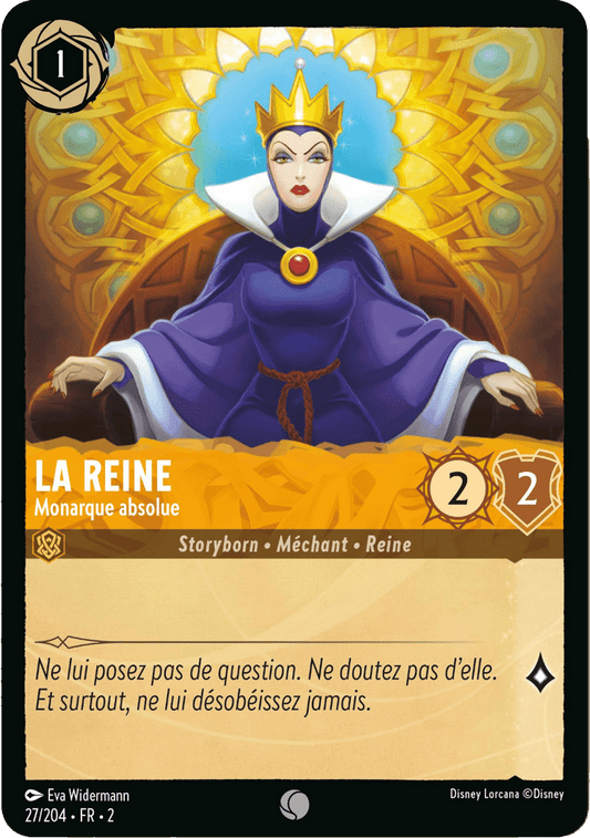 La Reine Monarque absolue