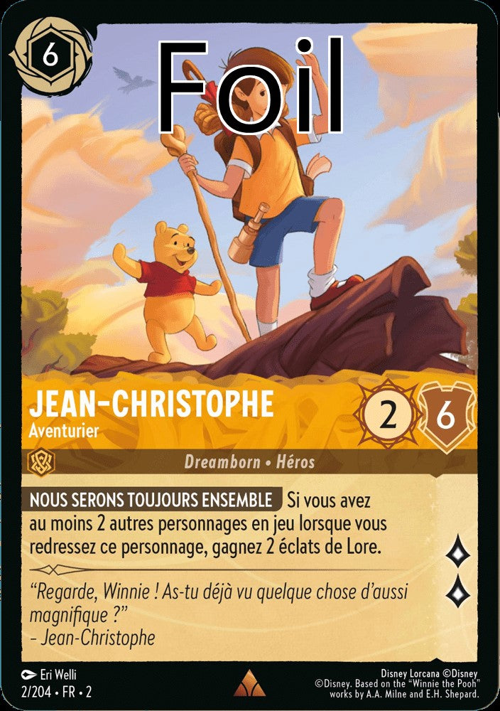 Jean Christophe Foil 
Aventurier
