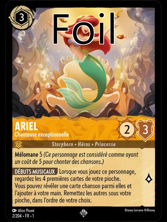 Ariel Foil Chanteuse exceptionnelle