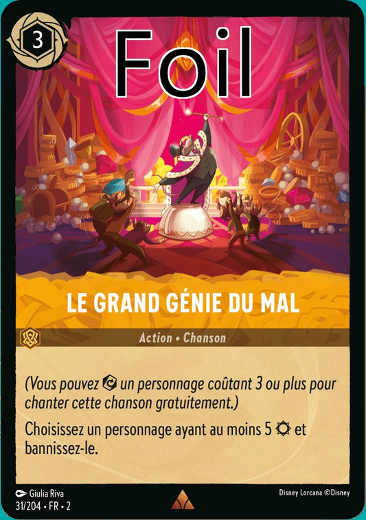 Le Grand génie du mal Foil