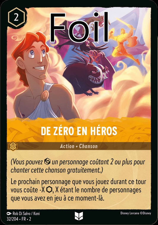 De zéro en héros Foil