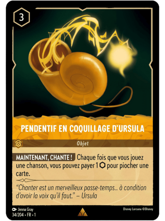 Collier coquillage d’Ursula