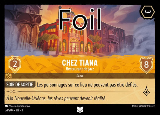 Chez Tiana foil Restaurant de jazz