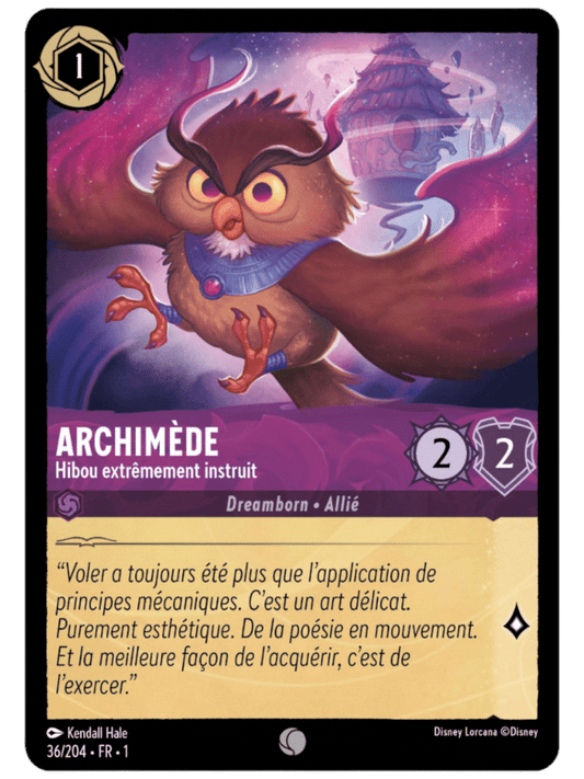 Archimède Hibou extrêmement instruit
