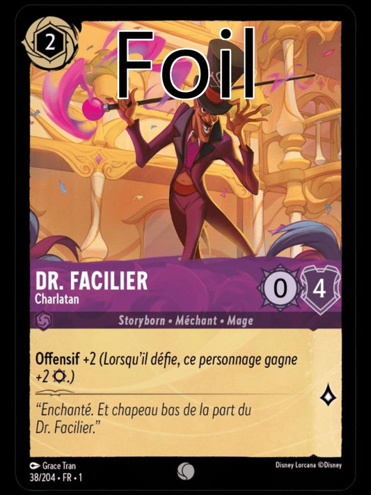 Dr. Facilier Foil Charlatan