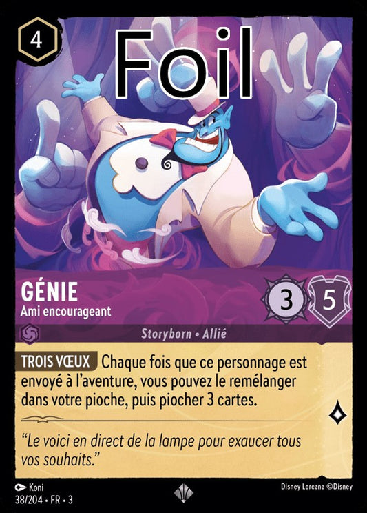 Génie foil Ami encourageant