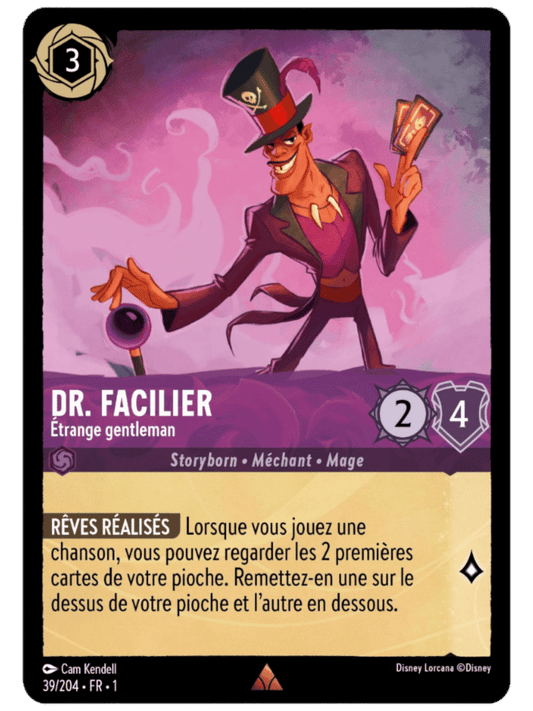 Dr.  Facilier Etrange gentleman