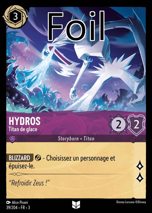 Hydros foil Titan de glace