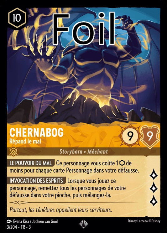 Chernabog foil Répand le mal