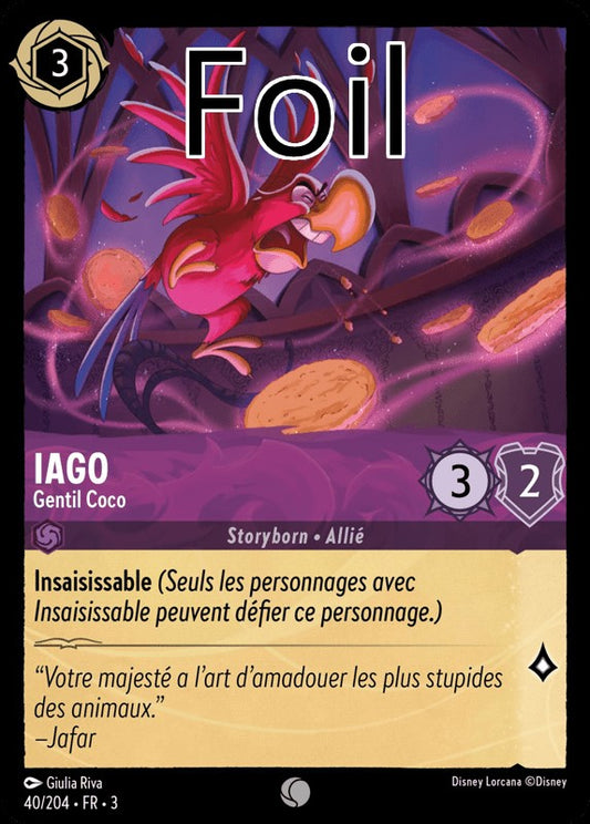 Iago foil Gentil coco