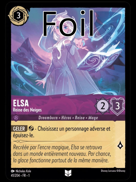 Elsa Foil Reine des Neiges