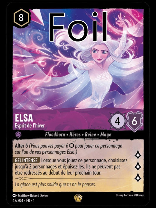 Elsa Foil Esprit de l’hiver