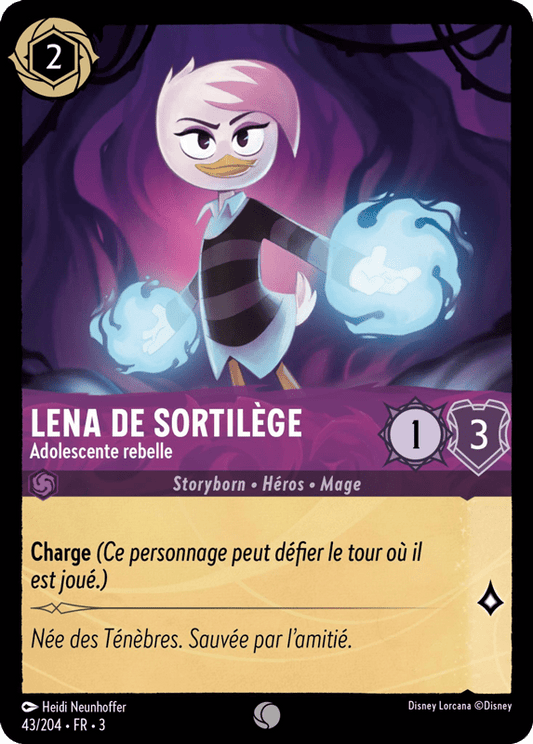 Lena De Sortilège Adolescente rebelle
