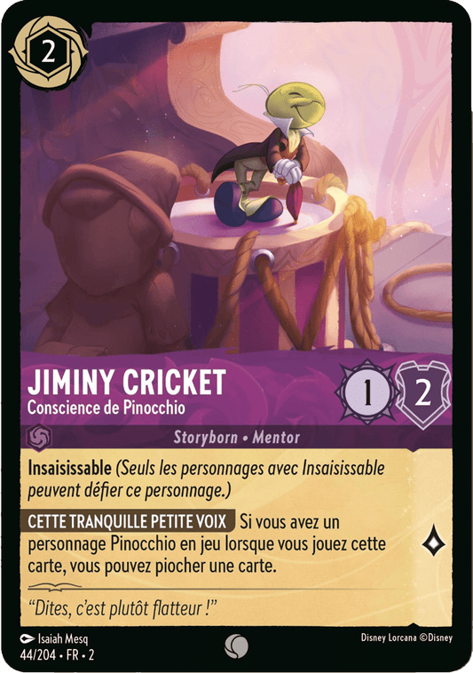 Jiminy Cricket Conscience de Pinocchio