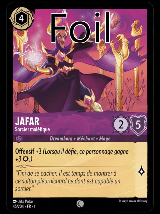 Jafar Foil Sorcier maléfique