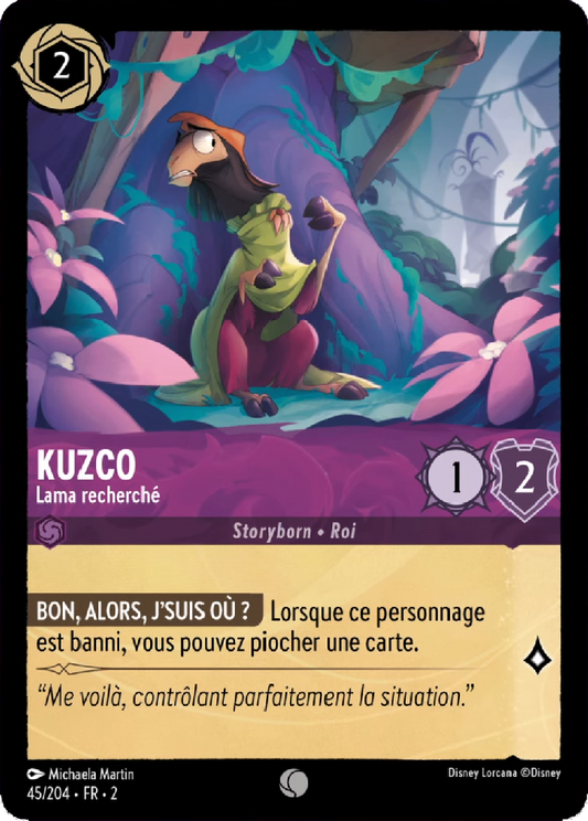 Kuzco Lama recherché