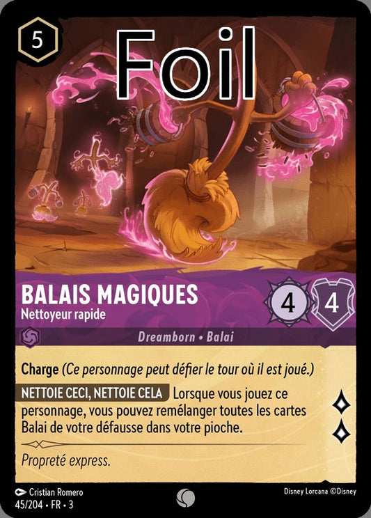 Balais Magiques foil Nettoyeur rapide