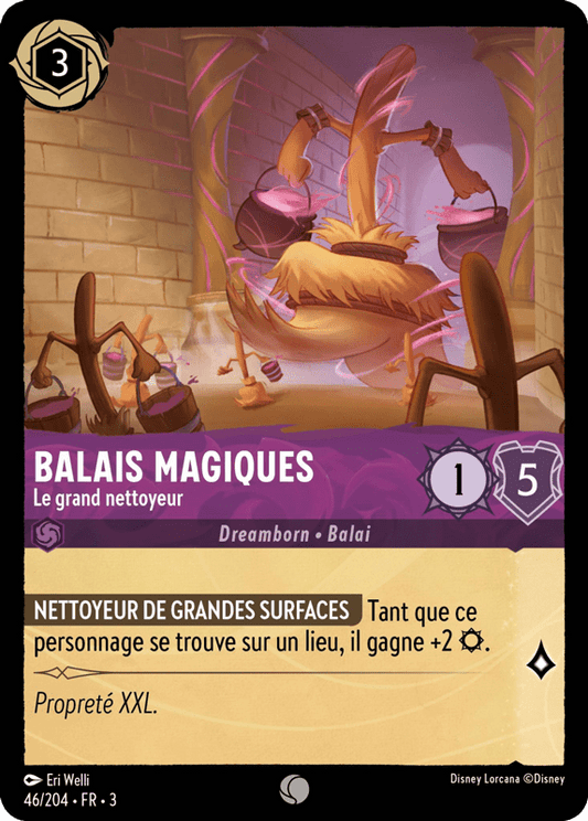 Balais Magiques Le grand nettoyeur