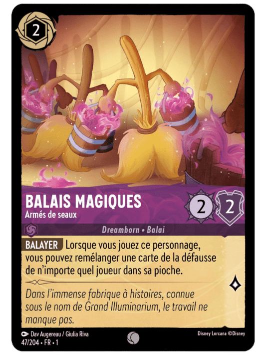Balais Magiques Armés de sceaux