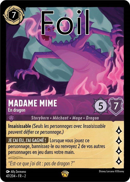 Madame Mime Foil 
En dragon