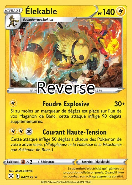 Élekable reverse