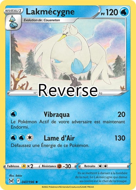 Lakmécygne reverse