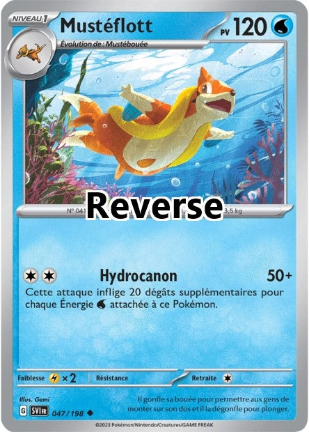 Mustéflott reverse