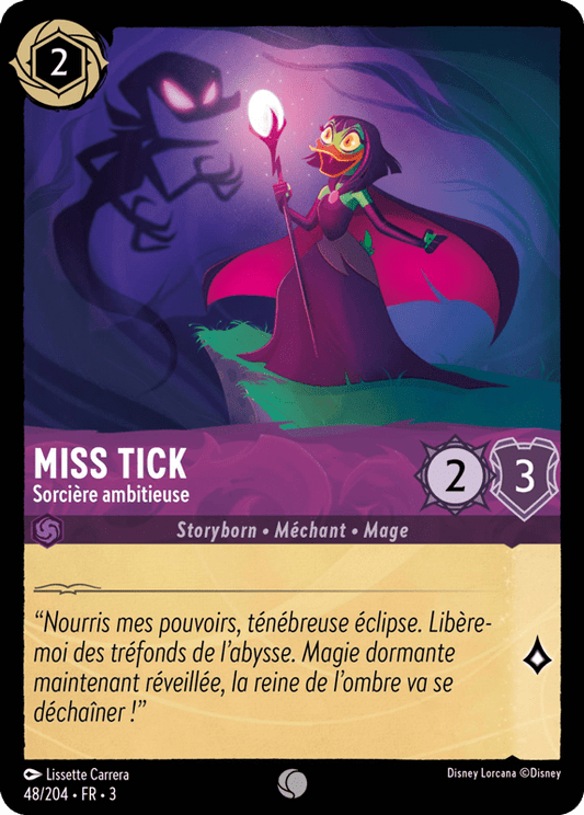Miss Tick Sorcière ambitieuse