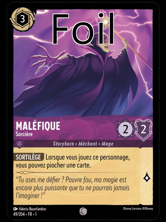Maléfique Foil Sorcière