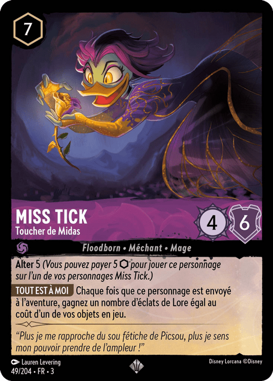 Miss Tick Toucher de Midas