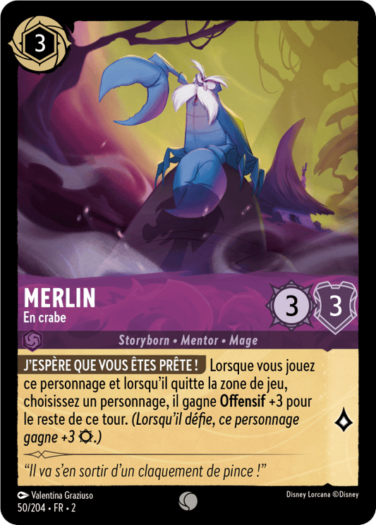 Merlin En crabe
