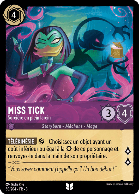 Miss Tick Sorcière en plein larcin