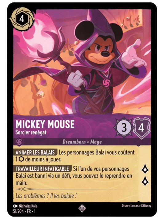 Mickey Mouse Sorcier renégat