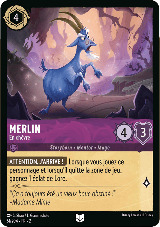 Merlin En chèvre