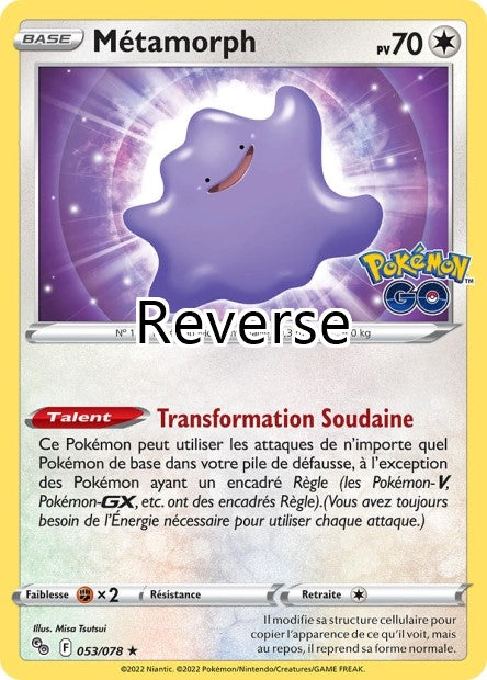 Métamorph reverse