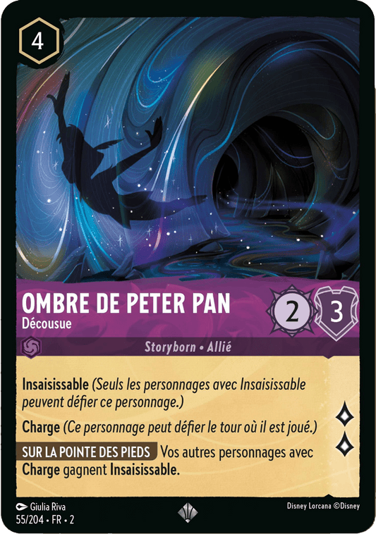 Ombre de Peter Pan Décousue